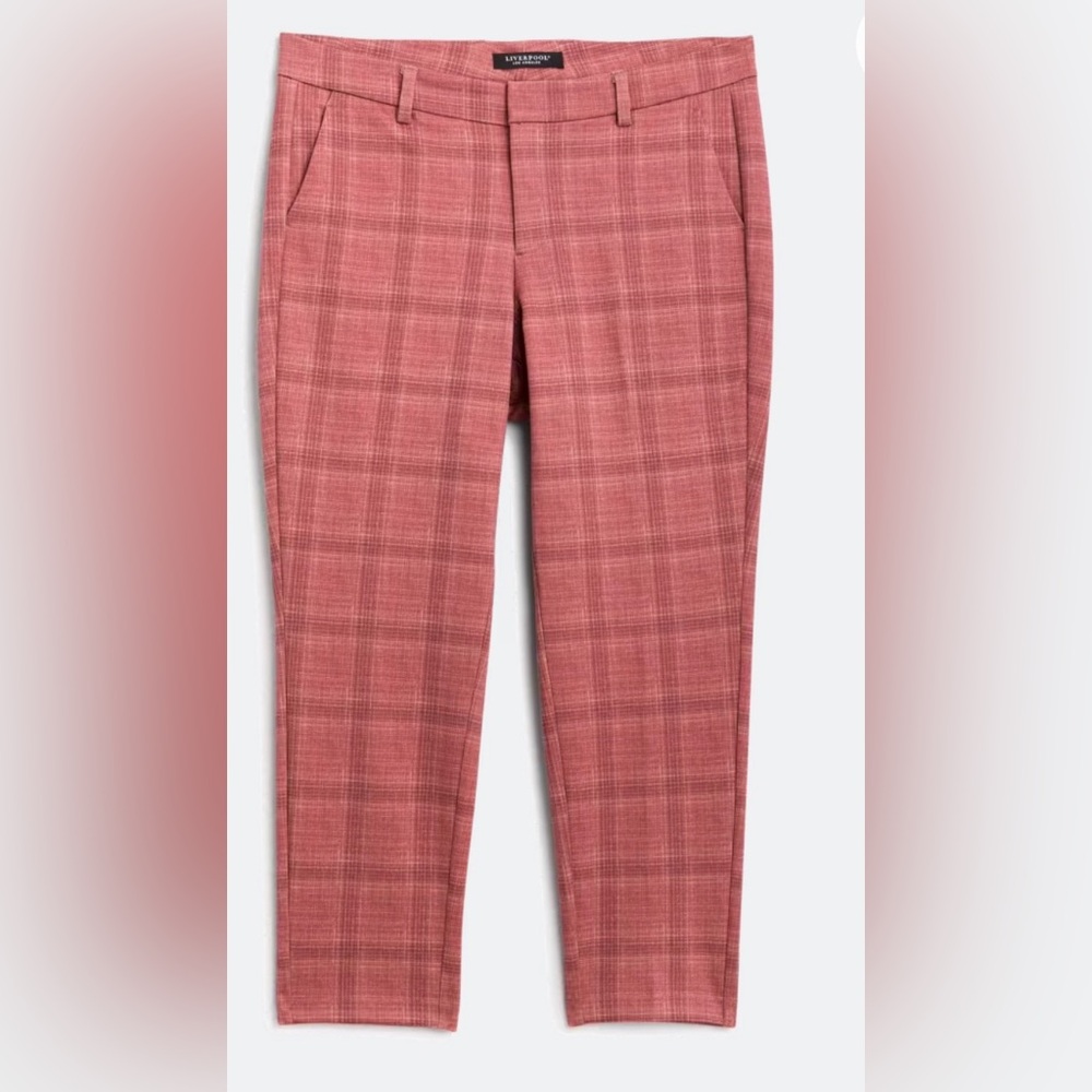 Vintage Plaid Y2K Liverpool Renee Straight Leg Pant